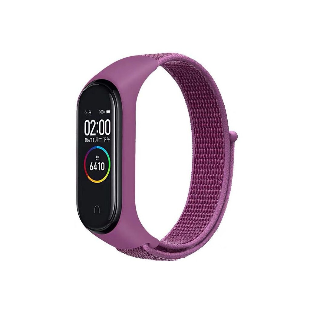 Ремінець до фітнес браслета BeCover Nylon Style для Xiaomi Mi Smart Band 7 Purple (707667)