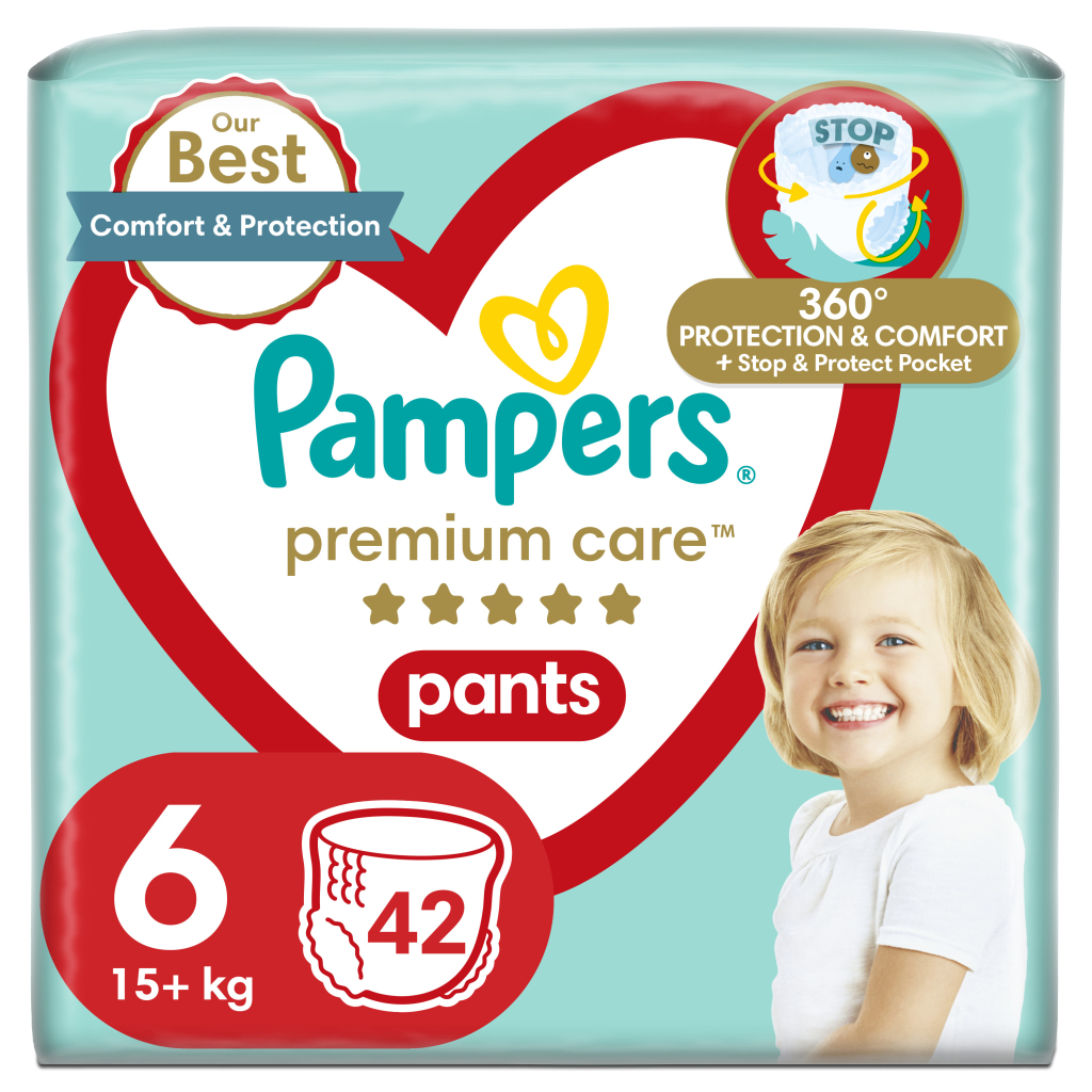 Підгузок Pampers Premium Care Pants Розмір 6 (15+ кг) 42 шт (8001841325545)