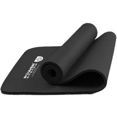 Килимок для йоги Power System PS-4017 NBR Fitness Yoga Mat Plus 180 х 61 х 1 см Black (PS-4017_Black)