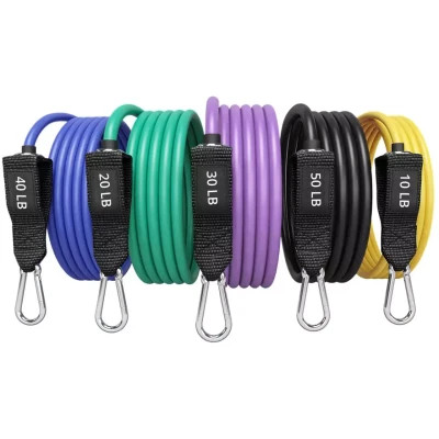 Еспандер U-Powex Resistance bands набір 5шт 150LB до 68кг (UP_1040_150LB)