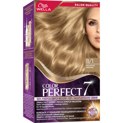 Фарба для волосся Wella Color Perfect 8/1 Попелястий блонд (4064666598383)