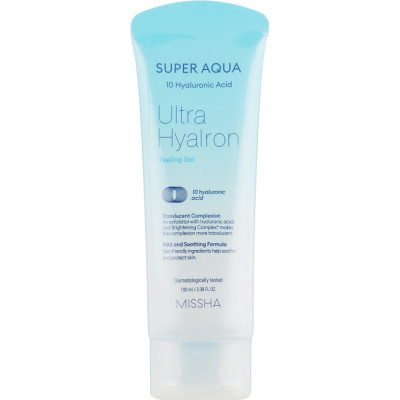 Пілінг для обличчя Missha Super Aqua Ultra Hyalron Peeling Gel З гіалуроновою кислотою 100 мл (8809643520126)