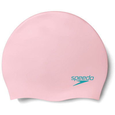 Шапка для плавання Speedo Plain Moud Silc Cap JU рожевий, синій 8-7099014571 OSFM (5059937305165)