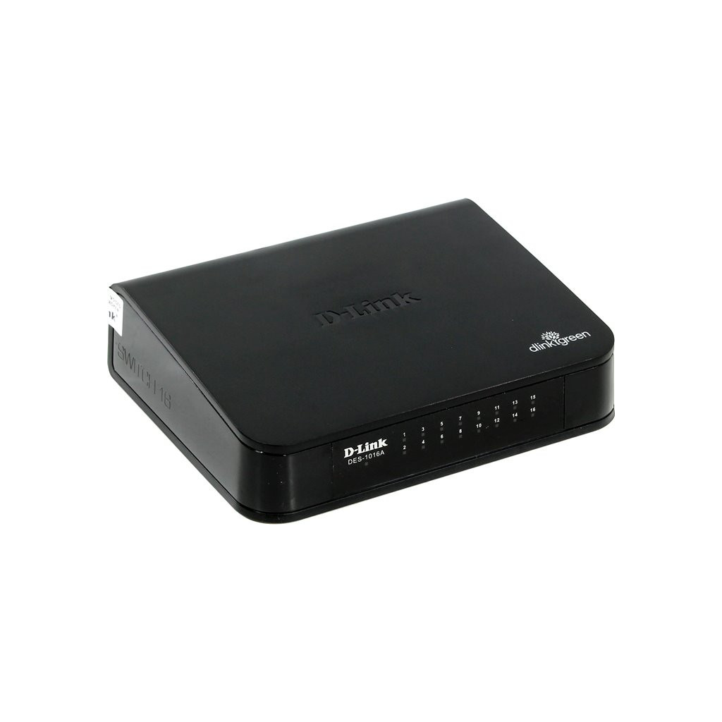 Комутатор мережевий D-Link DES-1016A