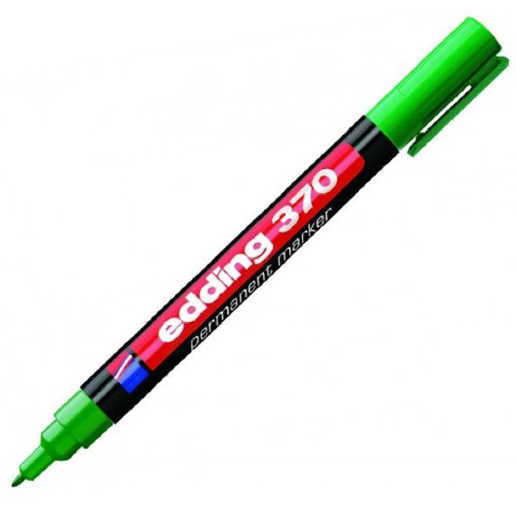 Маркер Edding Permanent e-370 1 мм, round tip, waterproof, green (370/04)