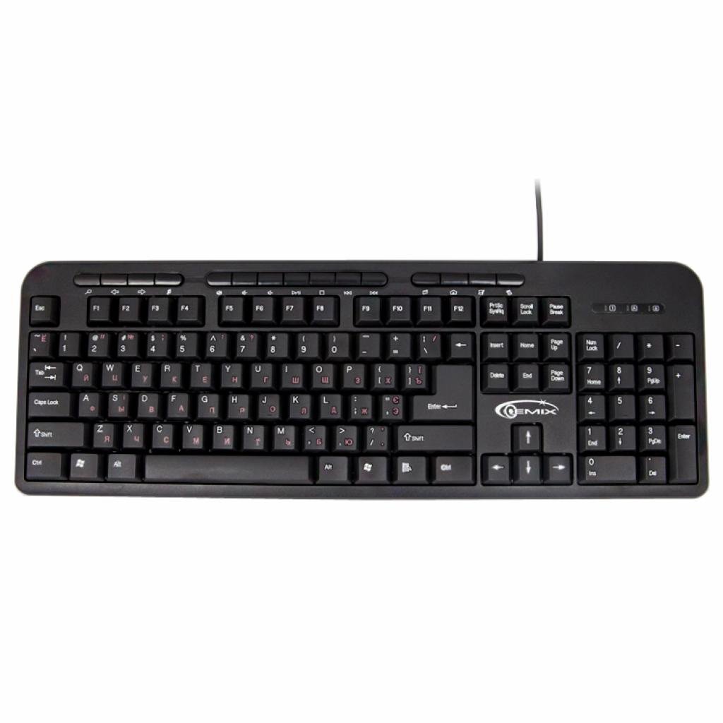 Клавіатура Gemix KB-170 black, USB