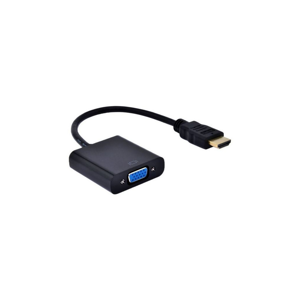 Перехідник ST-Lab HDMI male to VGA F (з кабелями аудіо і живлення від USB) (U-990)