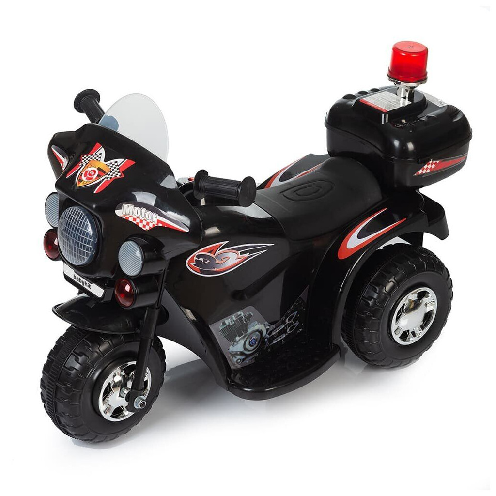 Електромобіль BabyHit Little Biker Black (71631)