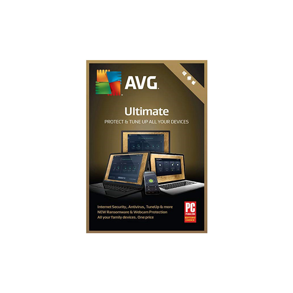 Антивірус AVG Ultimate Unlimited 1 year (AVG-UL-U-1Y)