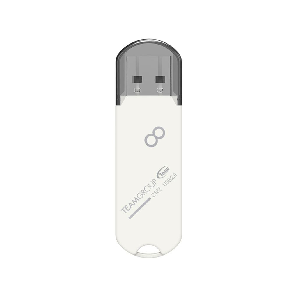 USB флеш накопичувач Team 8GB C182 White USB 2.0 (TC1828GW01)