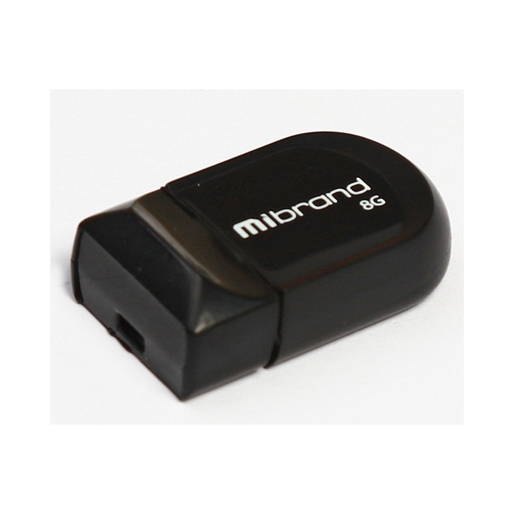 USB флеш накопичувач Mibrand 8GB Scorpio Black USB 2.0 (MI2.0/SC8M3B)