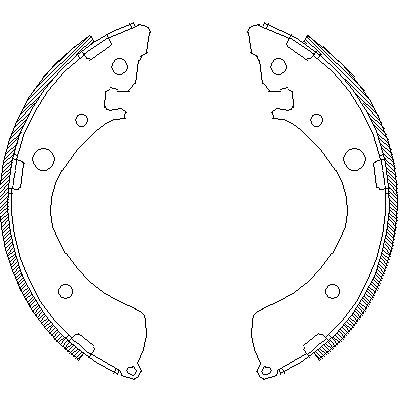 Гальмівні колодки REMSA 4367.01
