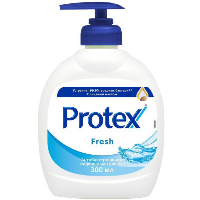 Рідке мило Protex Fresh Антибактеріальне 300 мл (8693495040112)