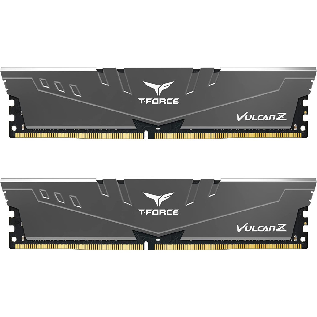 Модуль пам'яті для комп'ютера DDR4 16GB (2x8GB) 3600 MHz Vulcan Z Gray Team (TLZGD416G3600HC18JDC01)