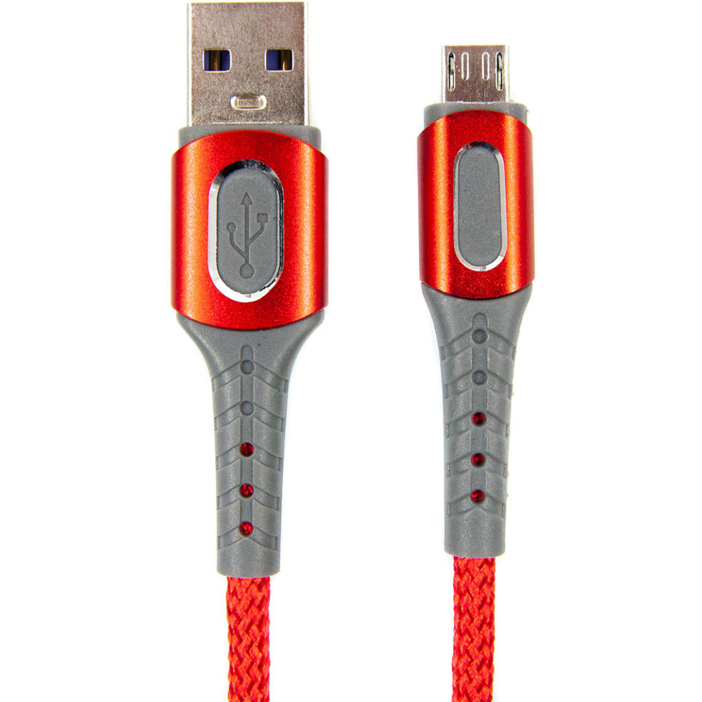 Дата кабель USB 2.0 AM to Micro 5P 1.0m red Dengos (NTK-M-LP-RED)