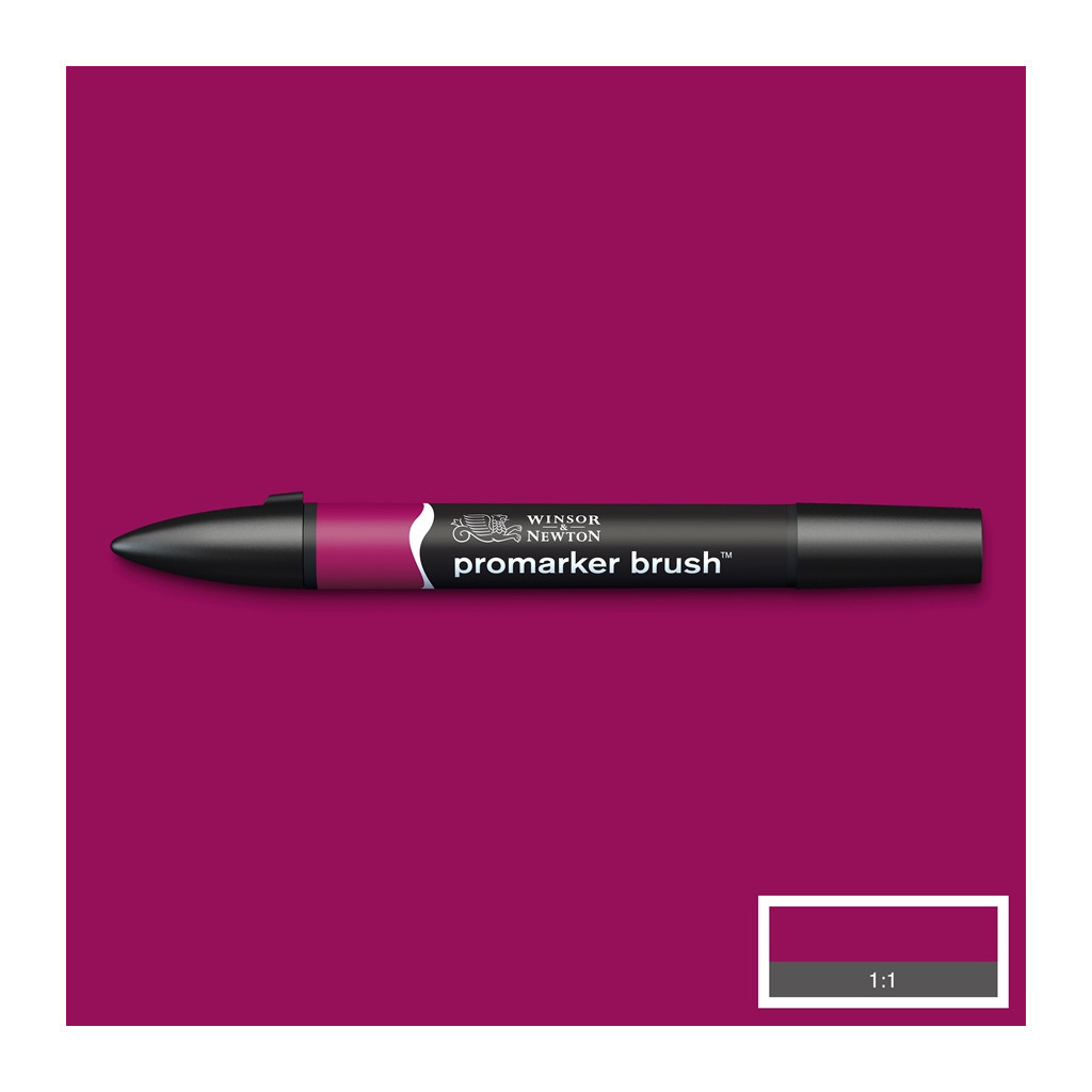 Маркер Winsor&Newton двосторонній Brushmarker, (M544) Темно-бордовий (884955042854)