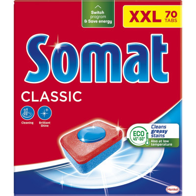 Таблетки для посудомийних машин Somat Classic 70 шт. (9000101577280)