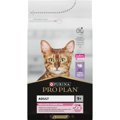 Сухий корм для кішок Purina Pro Plan Delicate Turkey зі смаком індички 1.5 кг (3222270884136)