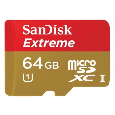 Карта пам'яті SanDisk 64GB microSDXC Class 10 UHS-I U3 (SDSDQXP-064G-G46A)