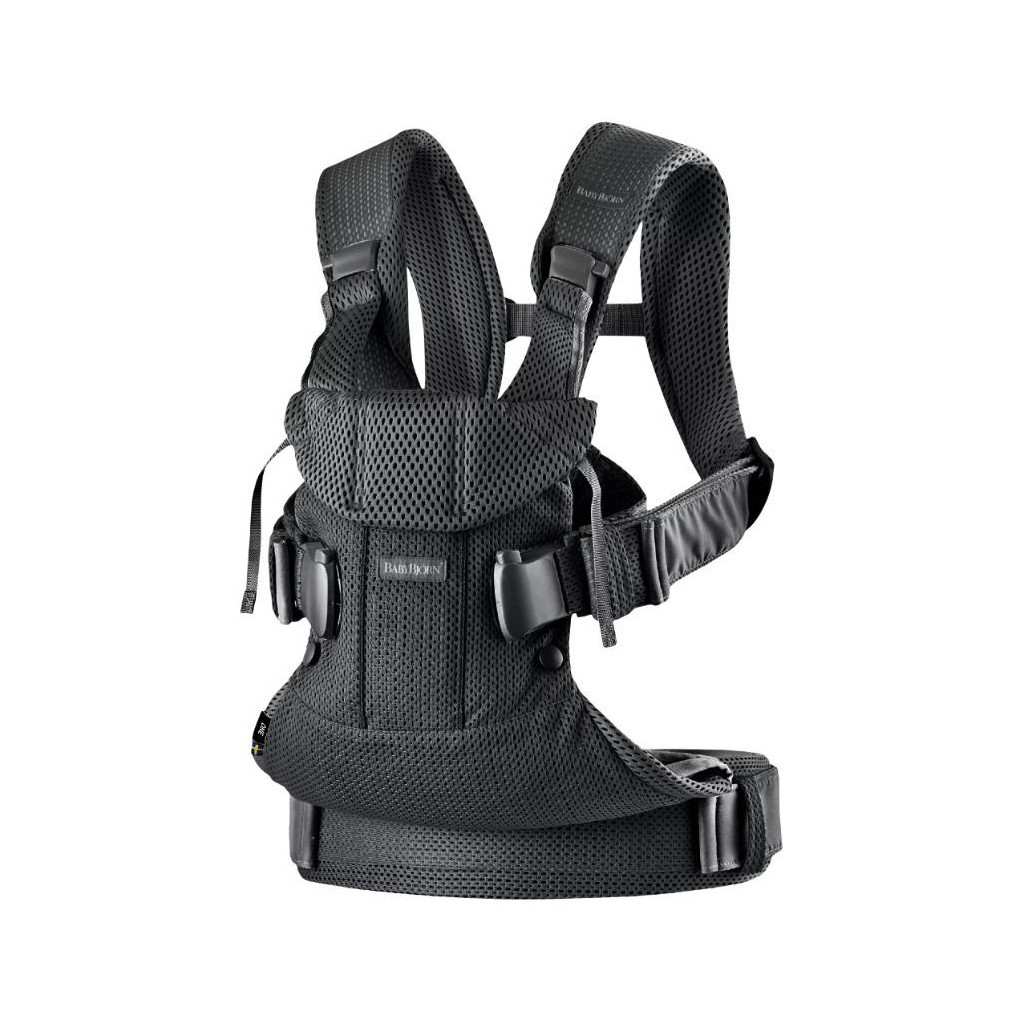 Рюкзак-переноска Baby Bjorn Baby Carrier One Black Mesh чорний (98025)