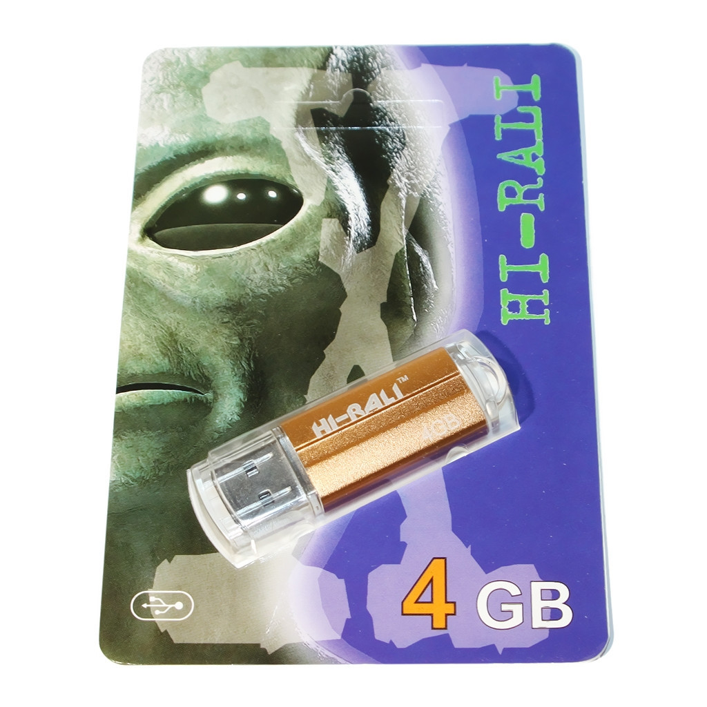 USB флеш накопичувач Hi-Rali 4GB Corsair Series Bronze USB 2.0 (HI-4GBCORBR)