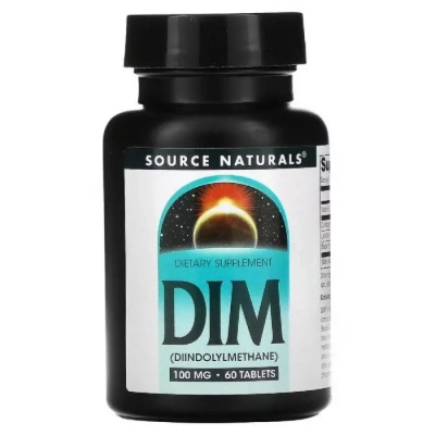 Вітамінно-мінеральний комплекс Source Naturals DIM (дііндолілметан) 100мг, 60 таблеток (SN1521)