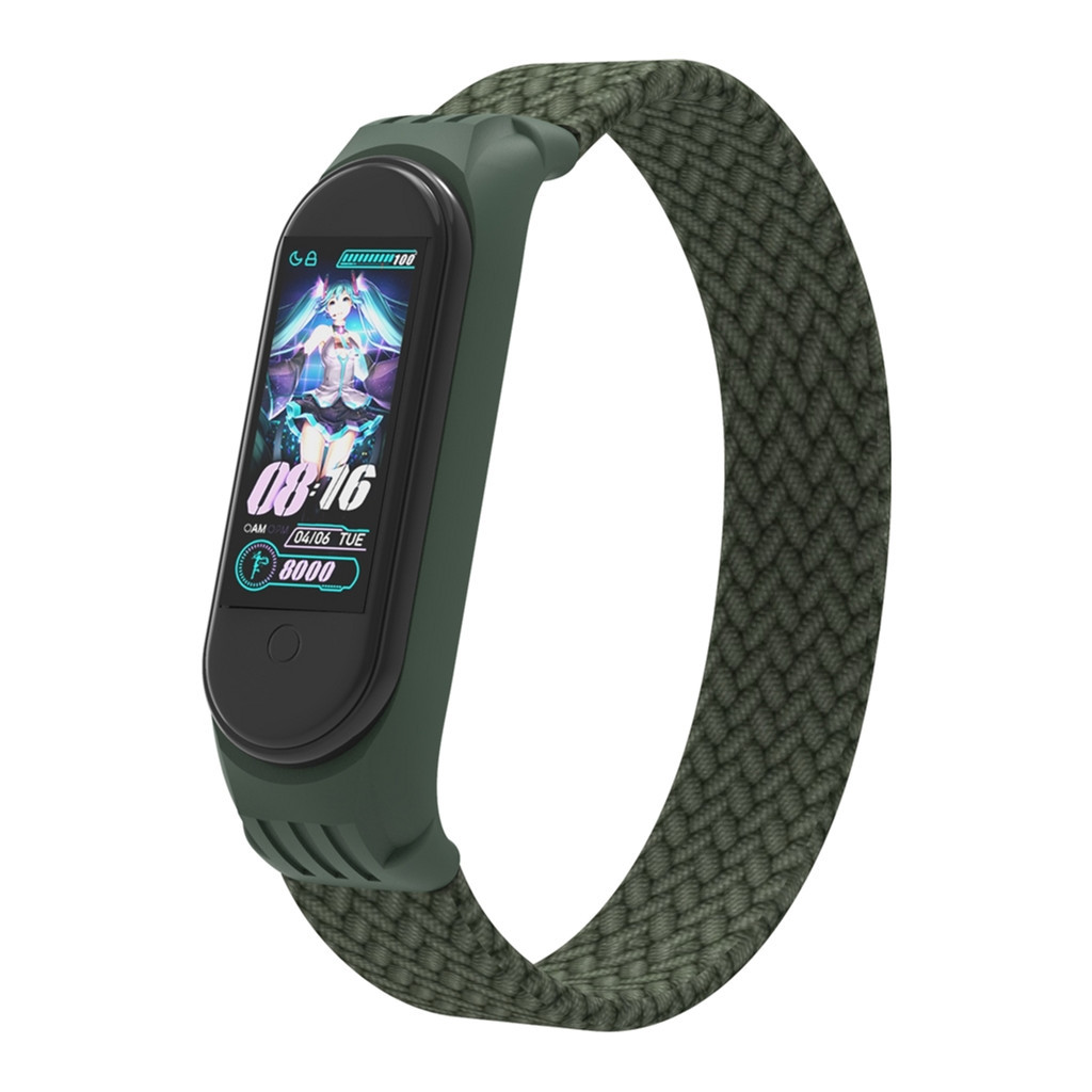 Ремінець до фітнес браслета Armorstandart Braided Solo Loop для Xiaomi Mi Band 4/5/6 Khaki size S (ARM59180)