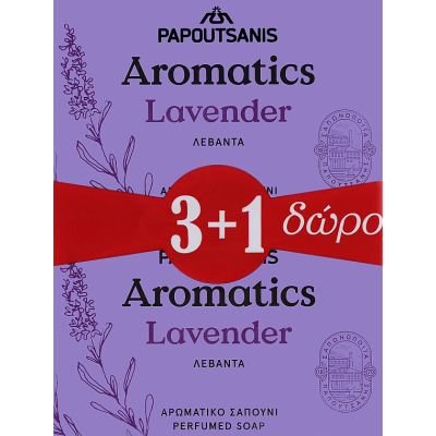 Тверде мило Aromatics Лаванда 4 x 100 г (5201109002642)