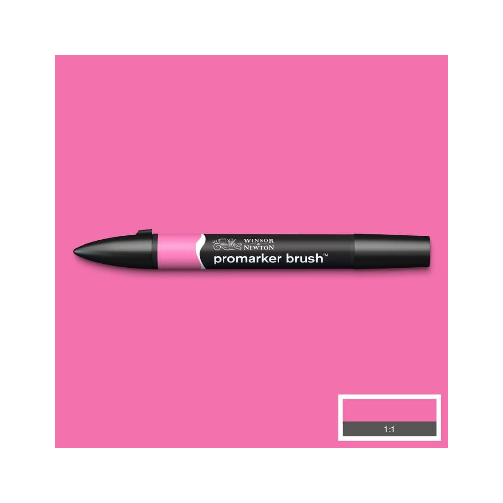 Маркер Winsor&Newton двосторонній Brushmarker, (M647) Світло-вишневий (884955042915)