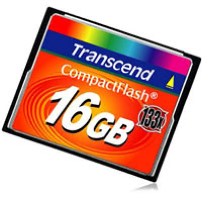 Карта пам'яті Transcend 16Gb Compact Flash 133x (TS16GCF133)