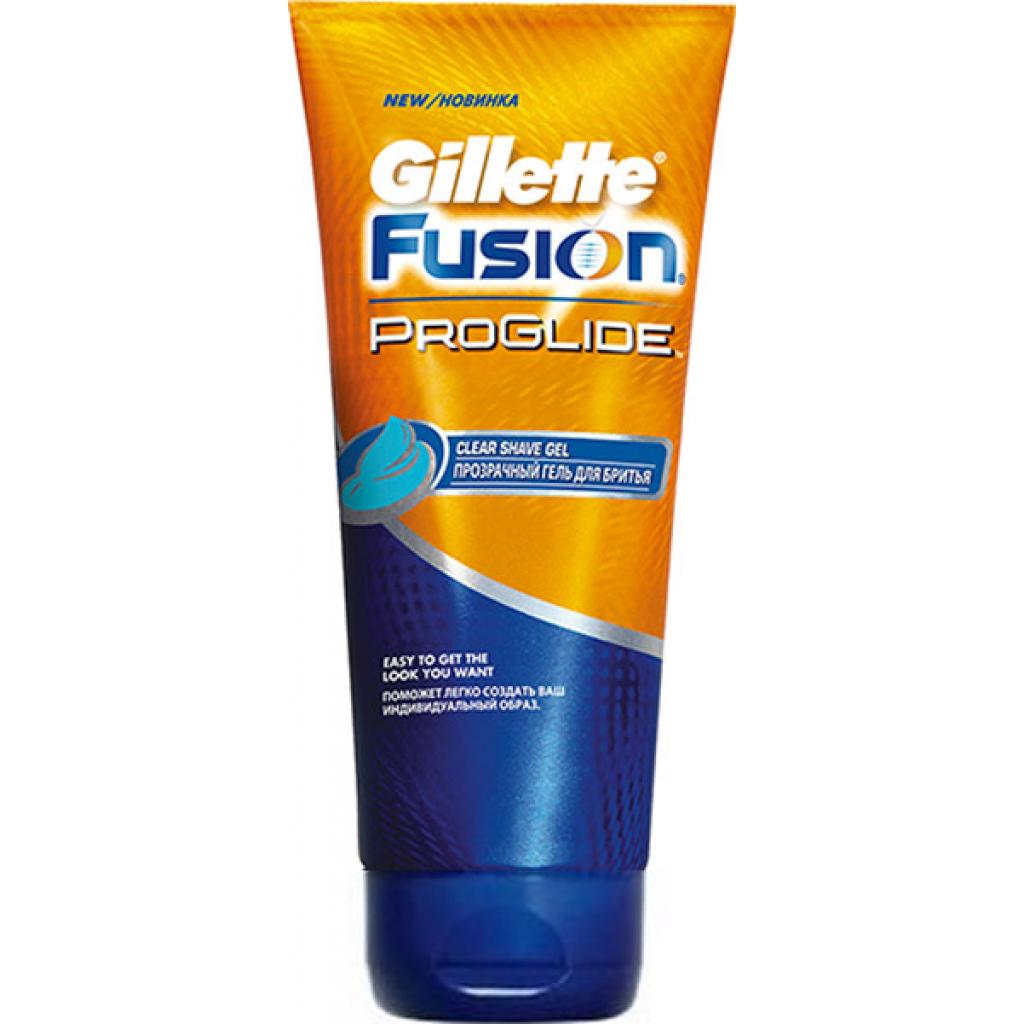 Гель для гоління Gillette Fusion ProGlide Clear Shave Прозрачный 175 мл (7702018282425)