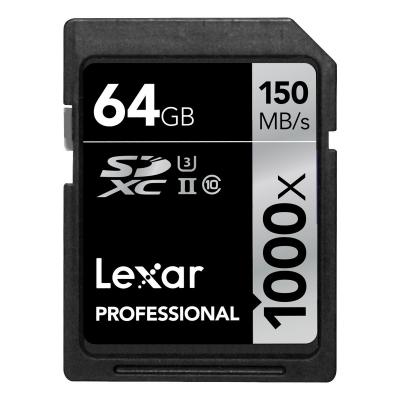 Карта пам'яті Lexar 64GB SDXC class 10 UHS-II U3 4K (LSD64GCRBEU1000)