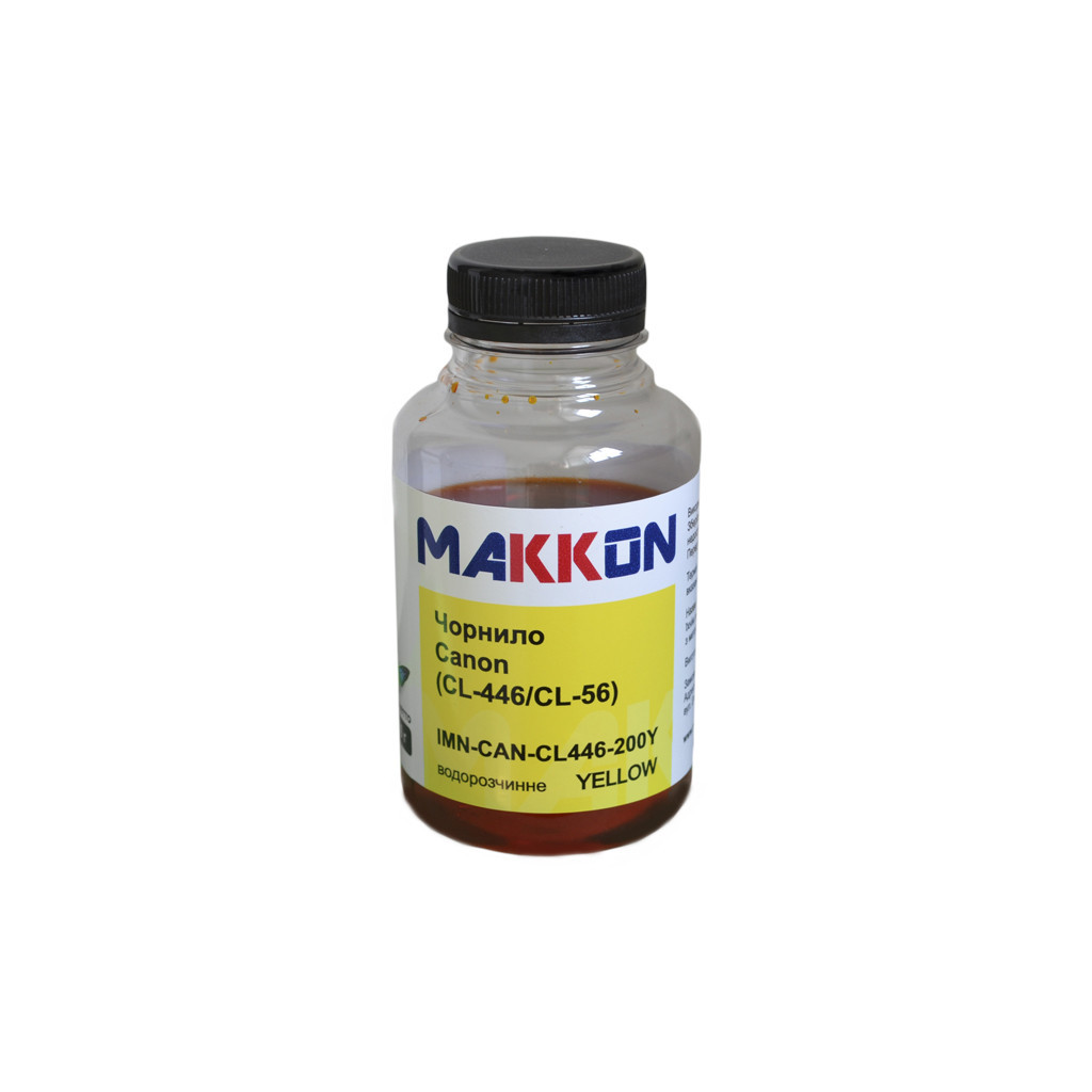 Чорнило Makkon Canon CL-446/CL-56 200 г yellow (IMN-CAN-CL446-200Y)