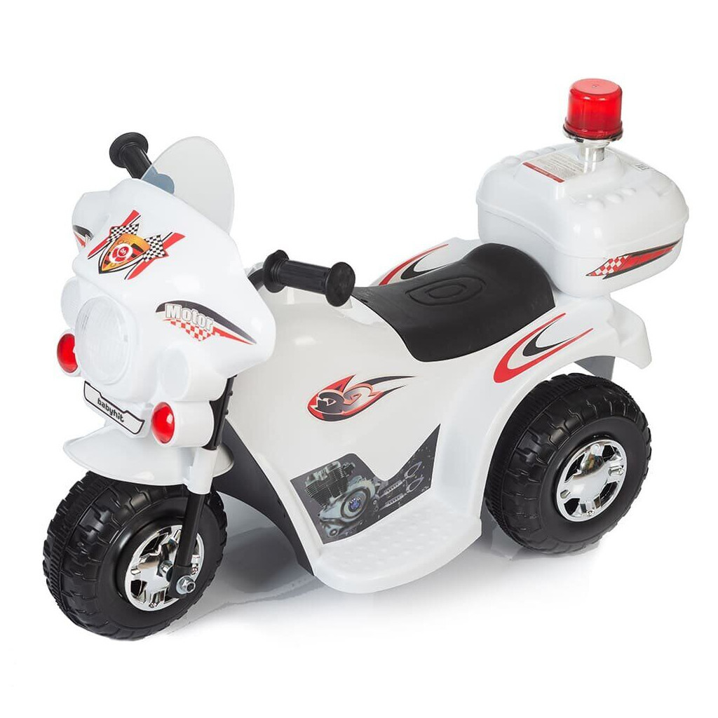 Електромобіль BabyHit Little Biker White (71630)