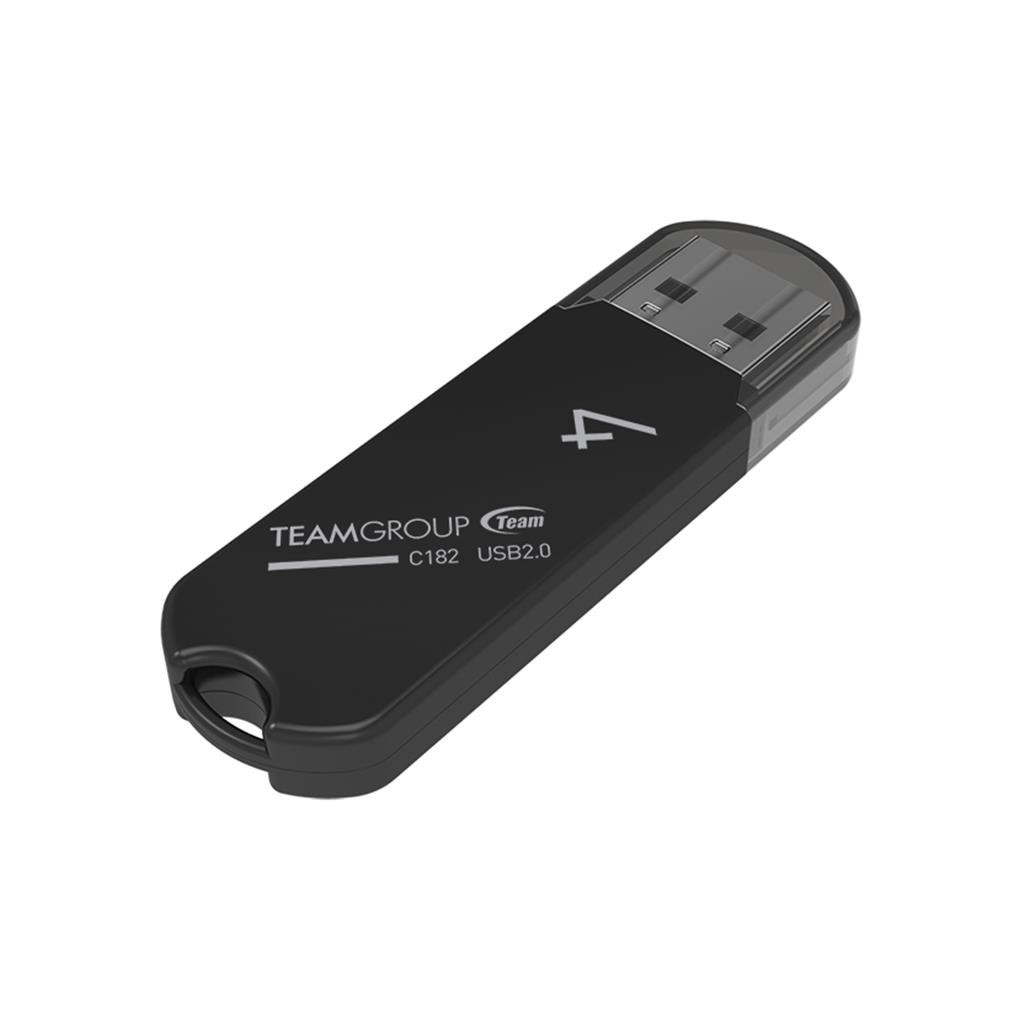 USB флеш накопичувач Team 4GB C182 Black USB 2.0 (TC1824GB01)