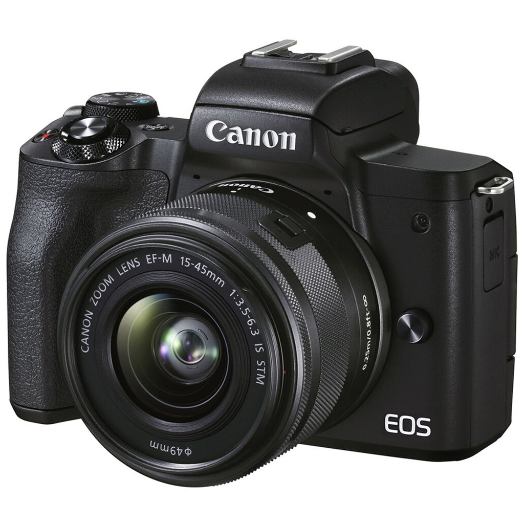 Цифровий фотоапарат Canon EOS M50 Mk2 + 15-45 IS STM Kit Black (4728C043)