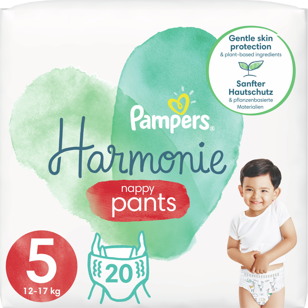 Підгузок Pampers трусики Harmonie Nappy Pants Розмір 5 (11-16 кг) 20 шт (8006540181430)