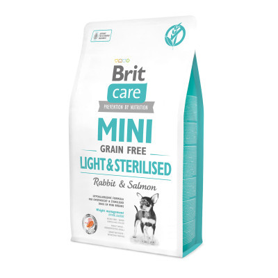 Сухий корм для собак Brit Care GF Mini Light & Sterilised 2 кг (8595602521067)