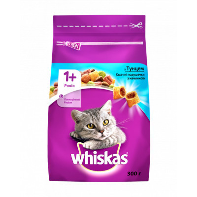 Сухий корм для кішок Whiskas з тунцем 300 г (5900951014093)