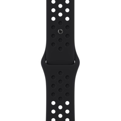 Ремінець до смарт-годинника Apple 45mm Nike Sport Band Black/Black (MPH43ZM/A)