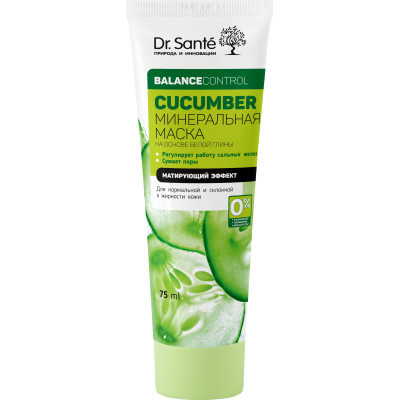 Маска для обличчя Dr. Sante Cucumber Balance Control Мінеральна 75 мл (4823015917431)