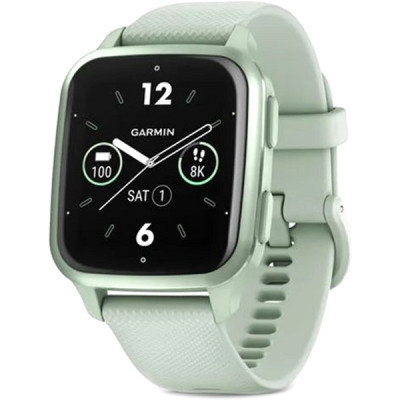 Смарт-годинник Garmin Venu Sq 2, Cool Mint/Metallic Mint, GPS (010-02701-12)