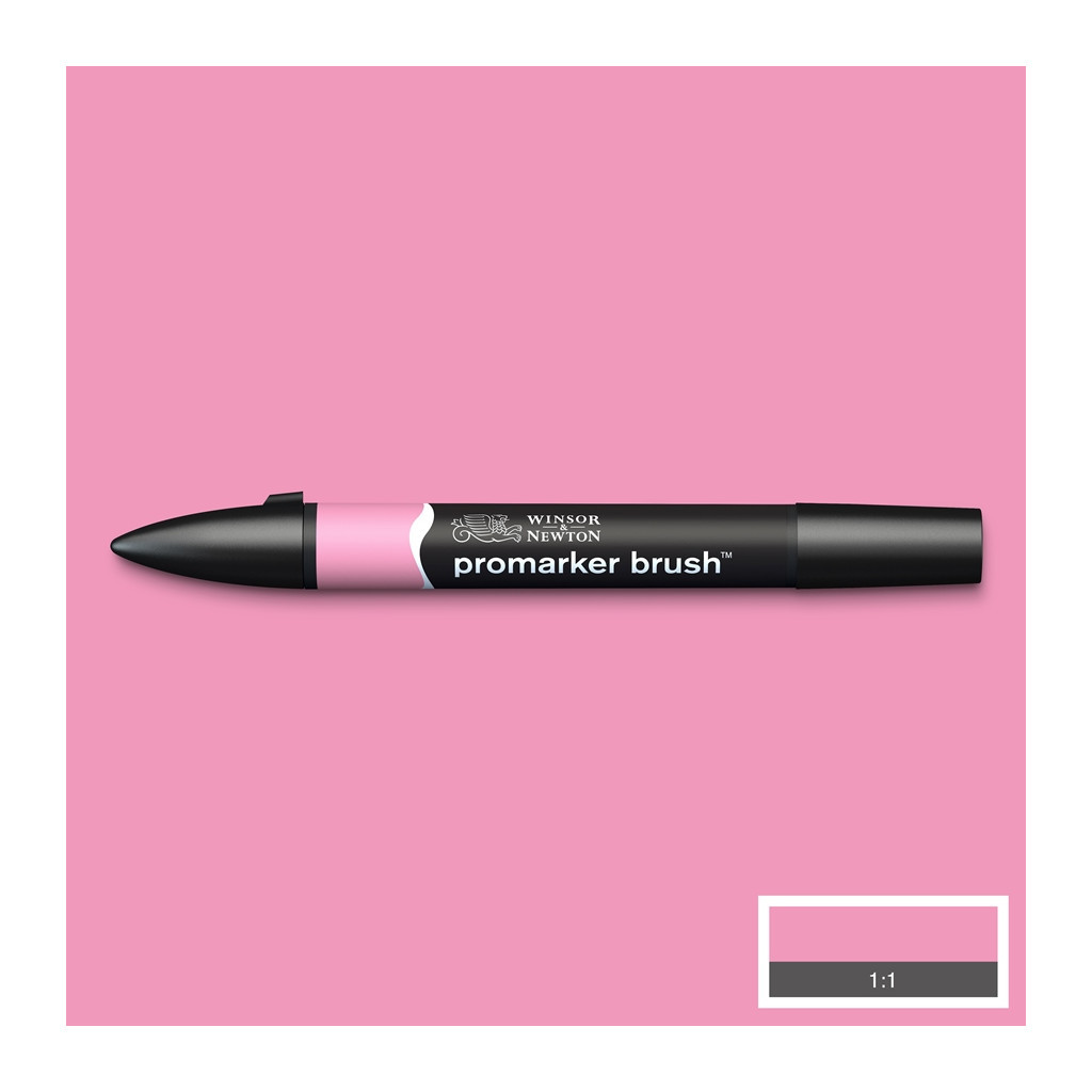 Маркер Winsor&Newton двосторонній Brushmarker, (M727) Рожева троянда (884955042847)