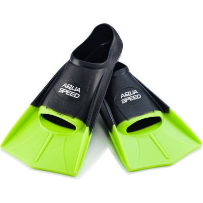 Ласти Aqua Speed Training Fins 137-38 5629 чорний, зелений 31-32 (5908217656292)