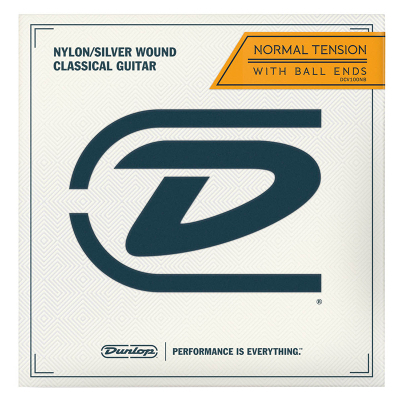 Струни для гітари Jim Dunlop Normal Tension Ball End Classical Guitar Strings (DCV100NB)