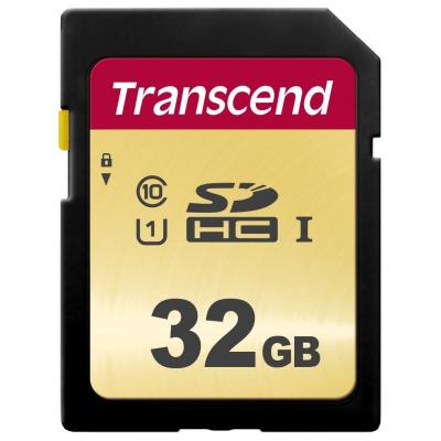 Карта пам'яті Transcend 32GB SDHC class 10 UHS-I U1 (TS32GSDC500S)