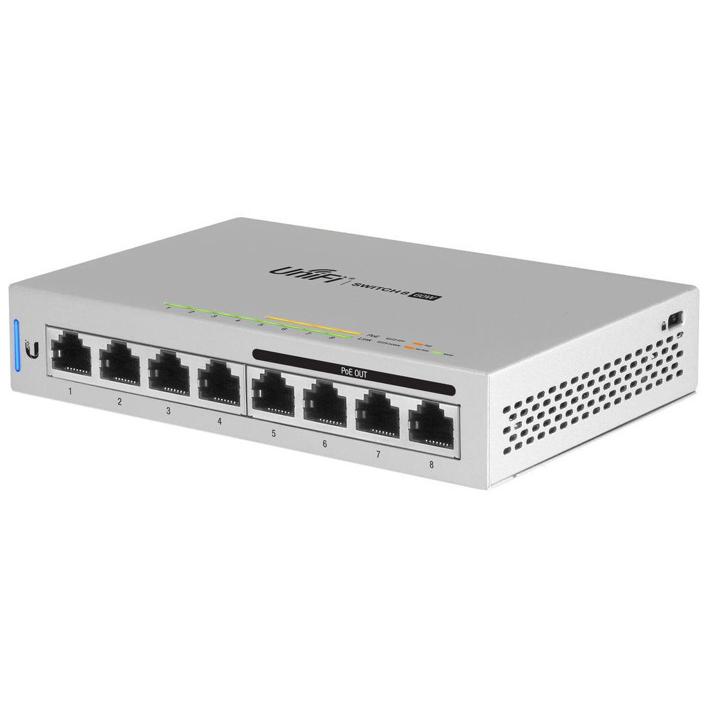 Комутатор мережевий Ubiquiti US-8-60W