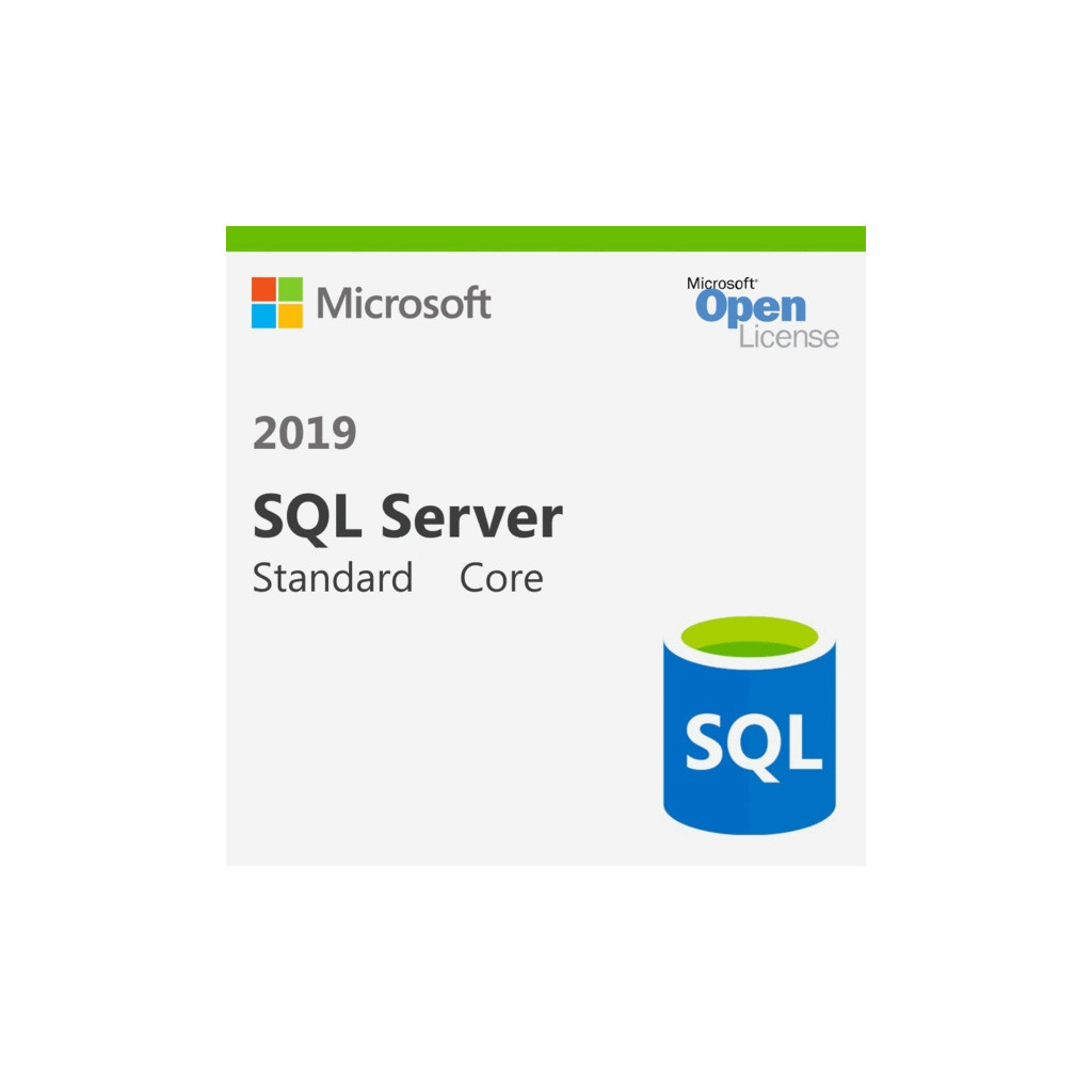 ПЗ для сервера Microsoft SQL Server Standard Core 2019 SNGL OLP 2Lic NL CoreLic Qlfd (7NQ-01564)