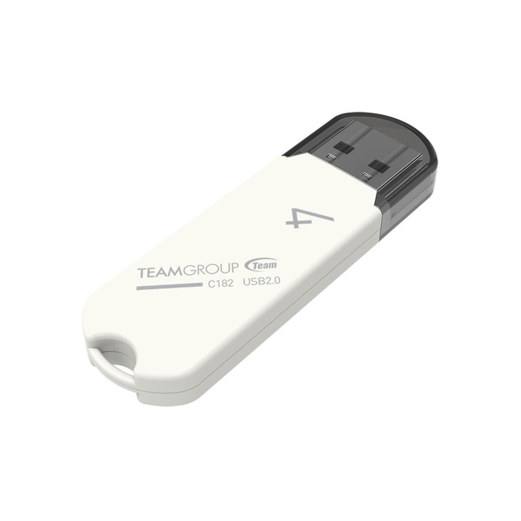 USB флеш накопичувач Team 4GB C182 White USB 2.0 (TC1824GW01)