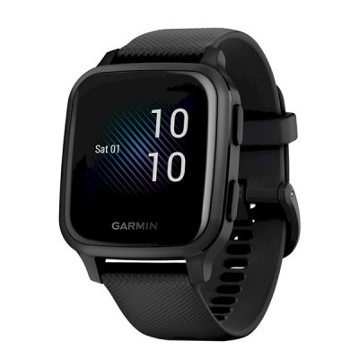 Смарт-годинник Garmin Venu Sq, Music, Black/Slate (010-02426-10)